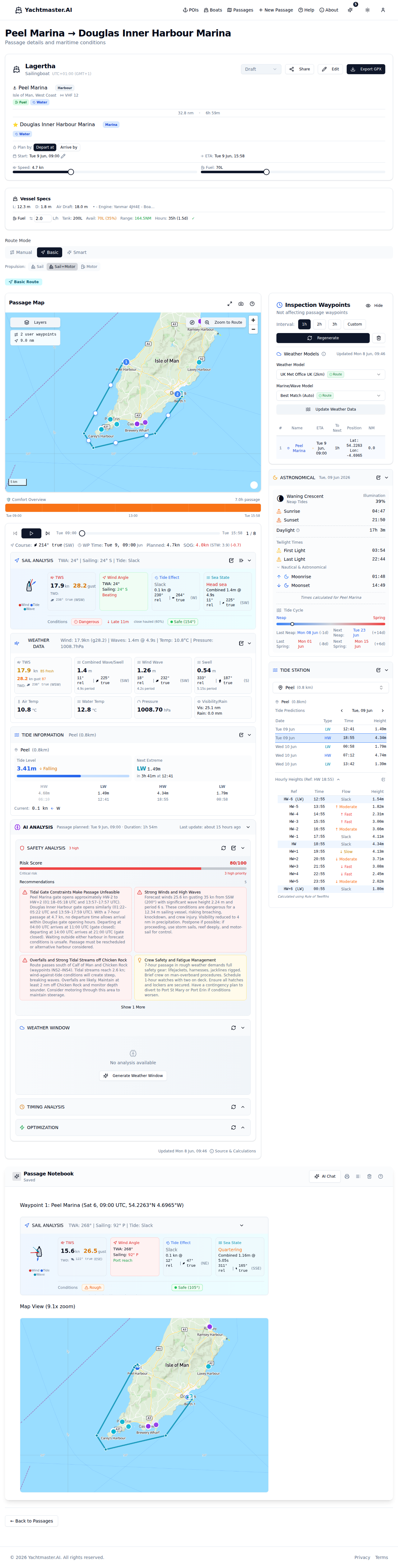 Yachtmaster.AI Interface